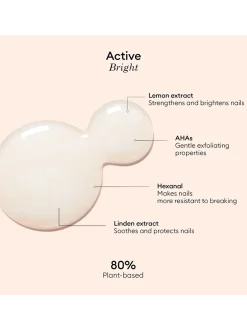 Pielęgnacyjny lakier do paznokci Active Bright