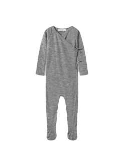 Śpioszki niemowlęce merino Rubetta Rib
