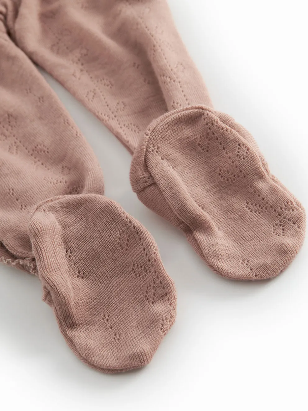 Śpioszki niemowlęce merino Rubetta Pointelle