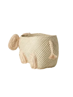 Pleciony kosz Elephant raffia basket