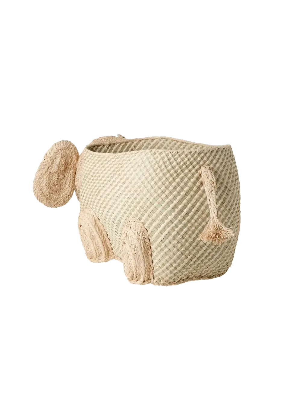 Pleciony kosz Elephant raffia basket