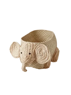 Pleciony kosz Elephant raffia basket