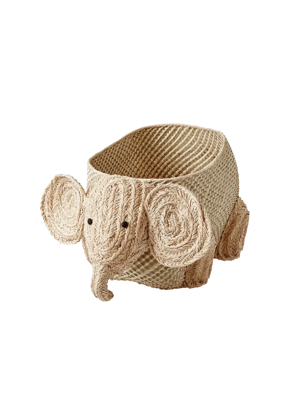Pleciony kosz Elephant raffia basket