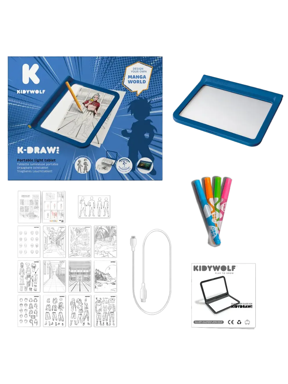 Podświetlany tablet do nauki rysowania