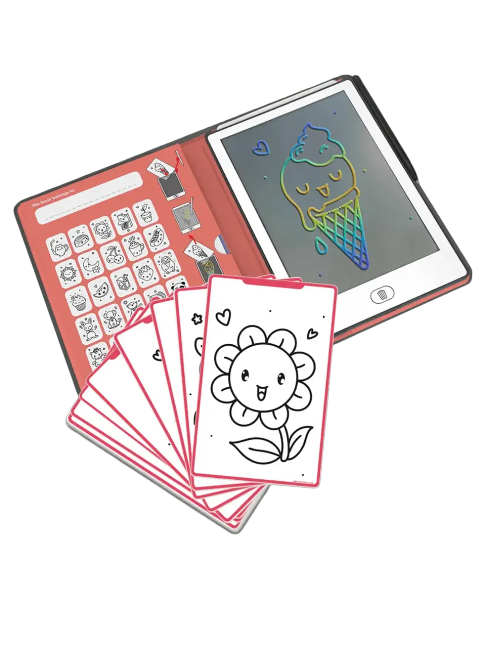 Podświetlany tablet do rysowania Kidydraw Kawai