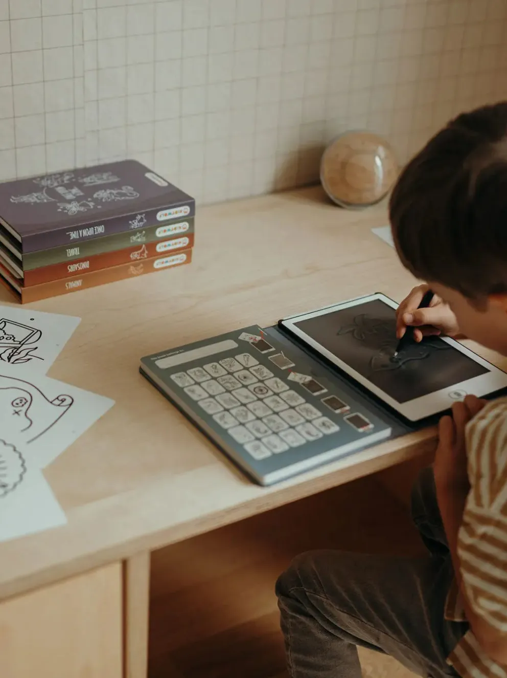 Podświetlany tablet do rysowania Kidydraw Mini Oceans Pirates