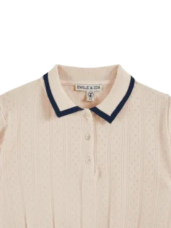 Pointelle Polo