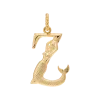 Pozłacana zawieszka Initial Muse Necklace Charm