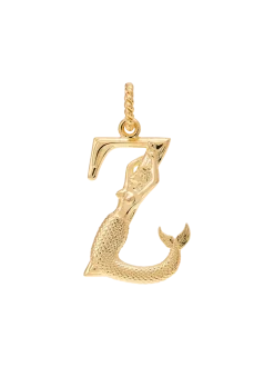 Pozłacana zawieszka Initial Muse Necklace Charm
