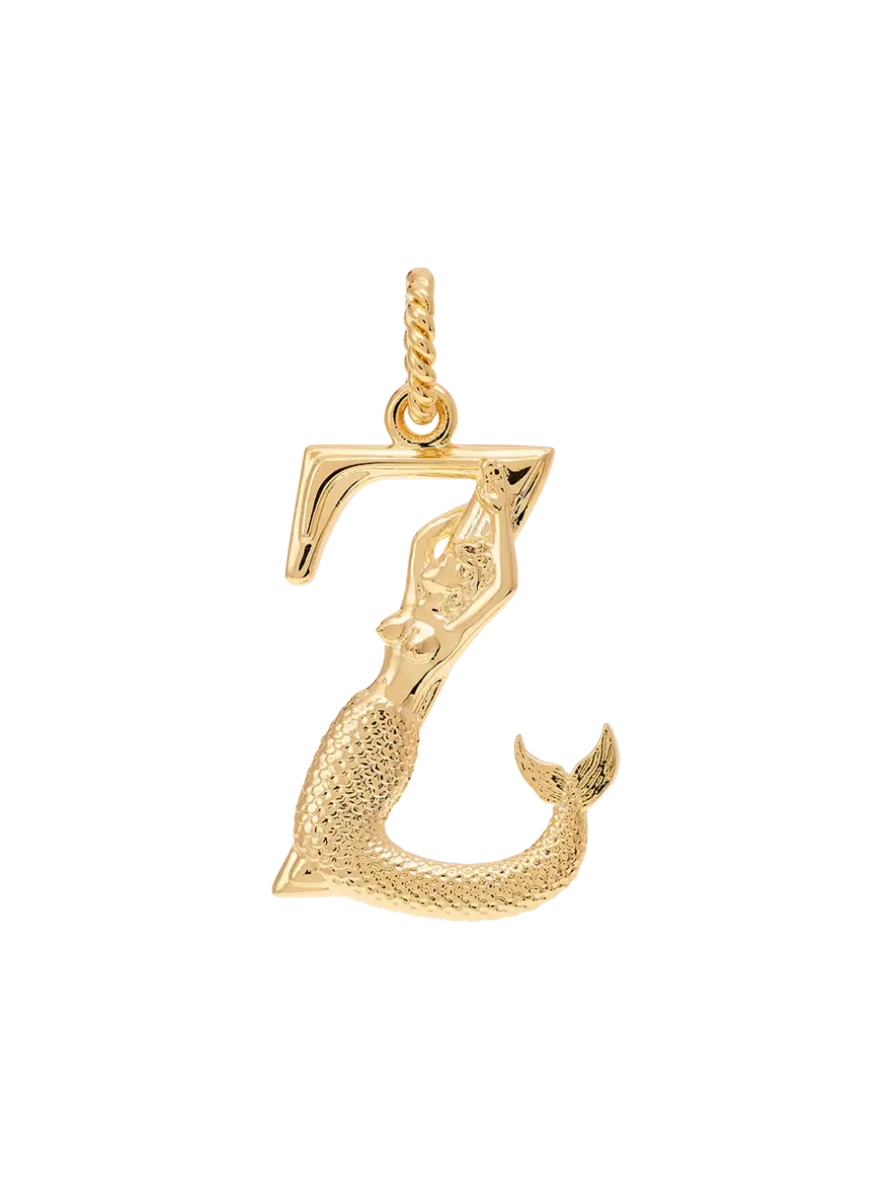Pozłacana zawieszka Initial Muse Necklace Charm