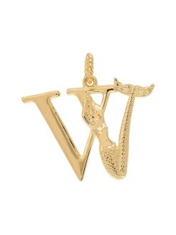 Pozłacana zawieszka Initial Muse Necklace Charm