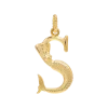 Pozłacana zawieszka Initial Muse Necklace Charm
