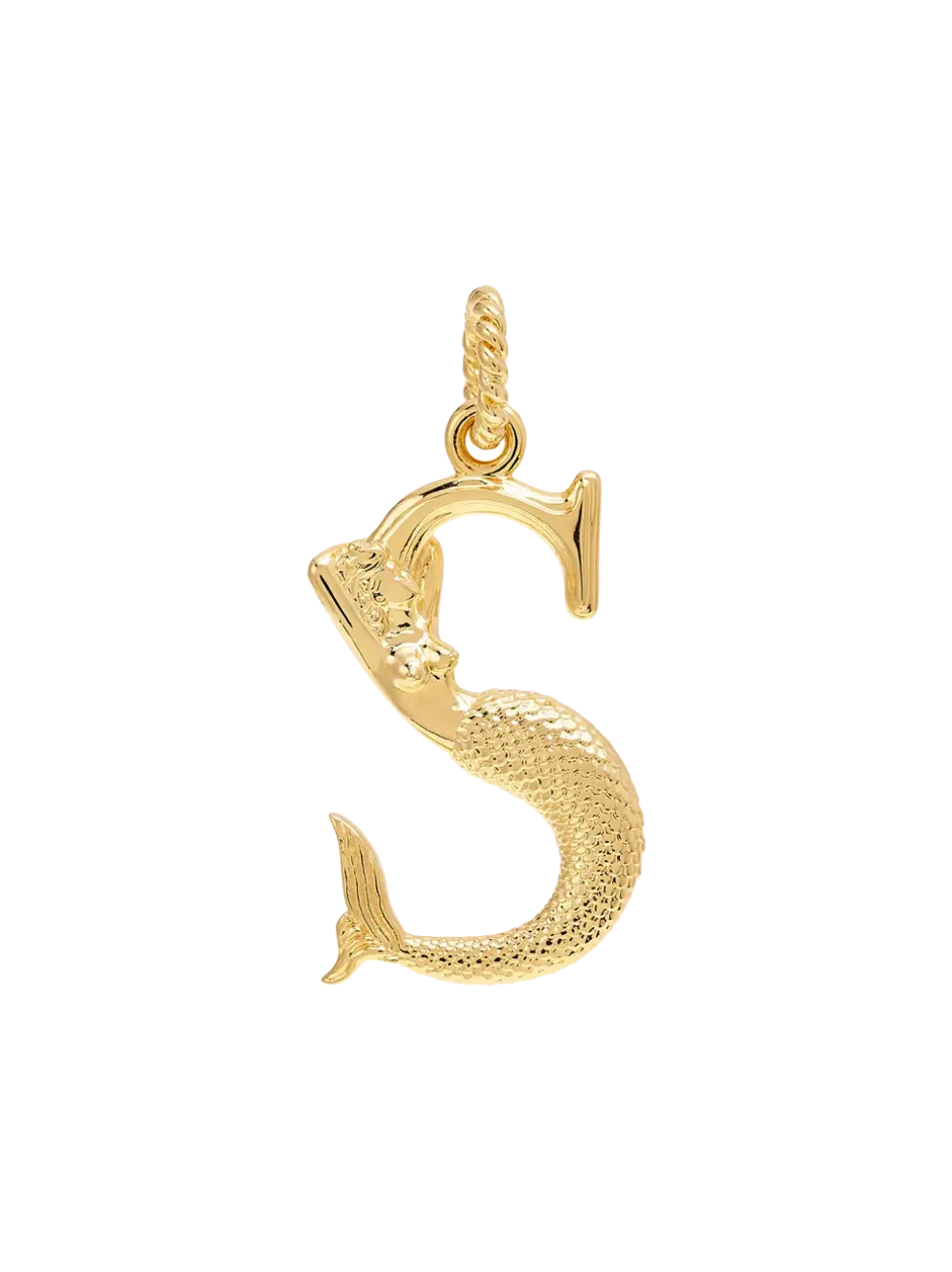 Pozłacana zawieszka Initial Muse Necklace Charm