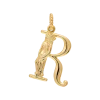 Pozłacana zawieszka Initial Muse Necklace Charm