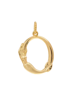 Pozłacana zawieszka Initial Muse Necklace Charm
