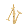 Pozłacana zawieszka Initial Muse Necklace Charm