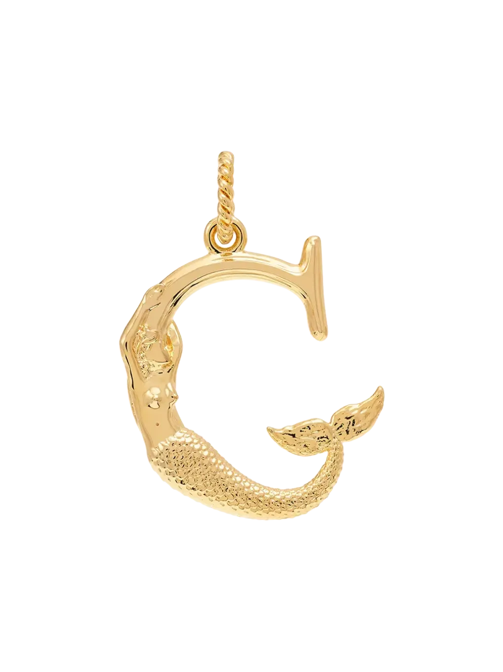 Pozłacana zawieszka Initial Muse Necklace Charm