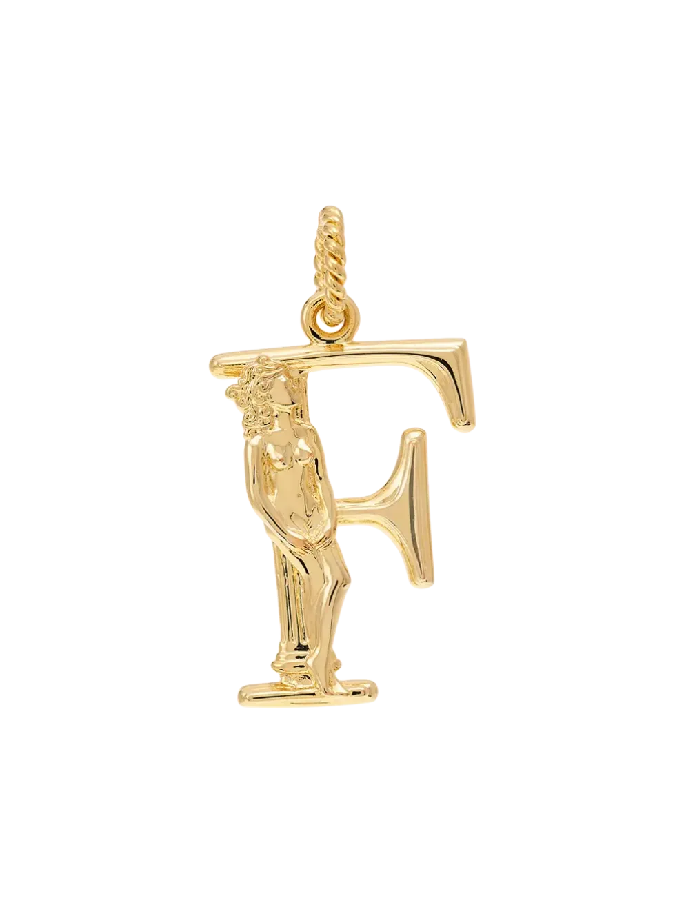 Pozłacana zawieszka Initial Muse Necklace Charm