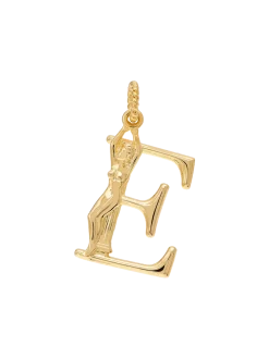 Pozłacana zawieszka Initial Muse Necklace Charm