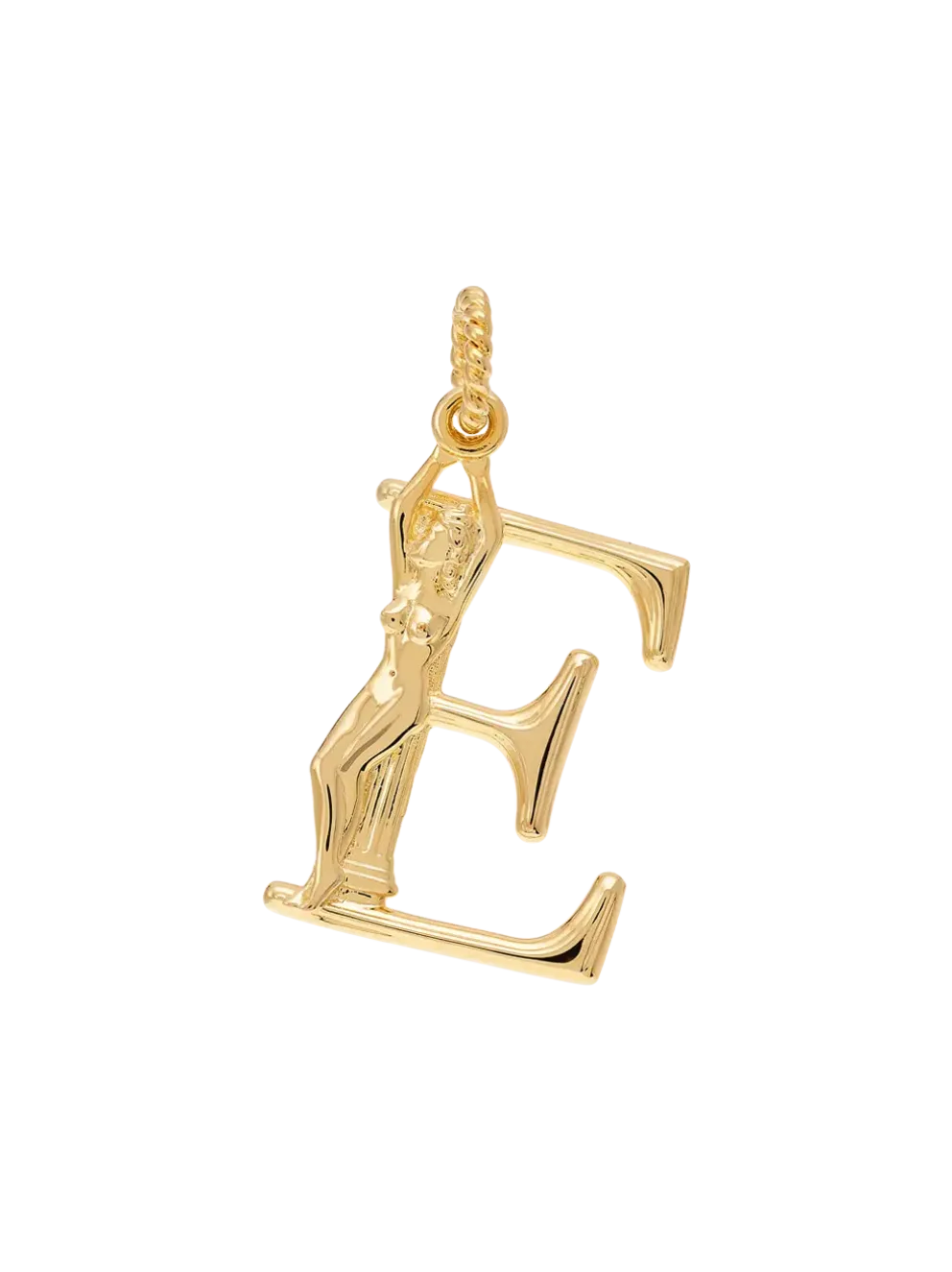 Pozłacana zawieszka Initial Muse Necklace Charm