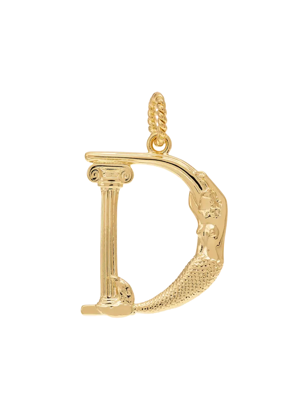 Pozłacana zawieszka Initial Muse Necklace Charm