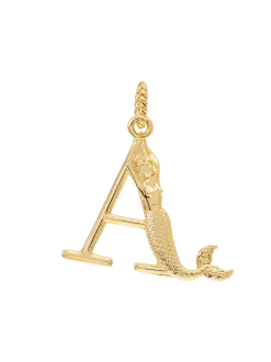 Pozłacana zawieszka Initial Muse Necklace Charm