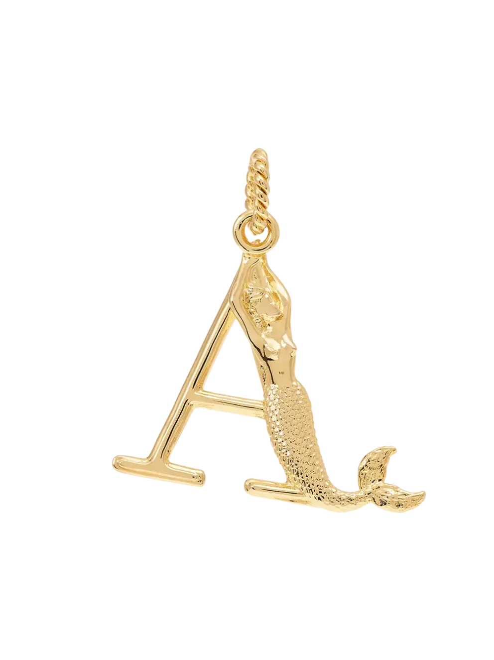 Pozłacana zawieszka Initial Muse Necklace Charm