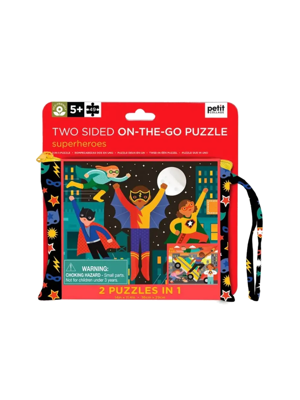 puzzle dwustronne w saszetce