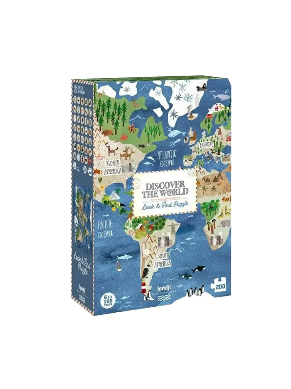 puzzle 200 elementów Odkryj Świat