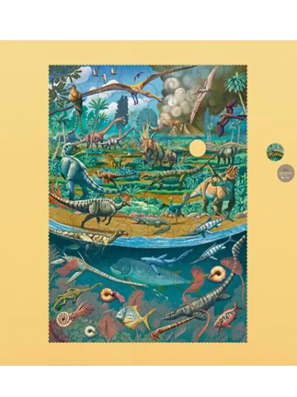 Puzzle i gra obserwacyjna Age of dinosaurs