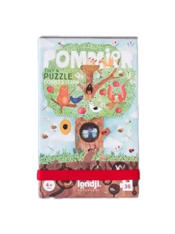Puzzle kieszonkowe z grą obserwacyjną Jabłonka