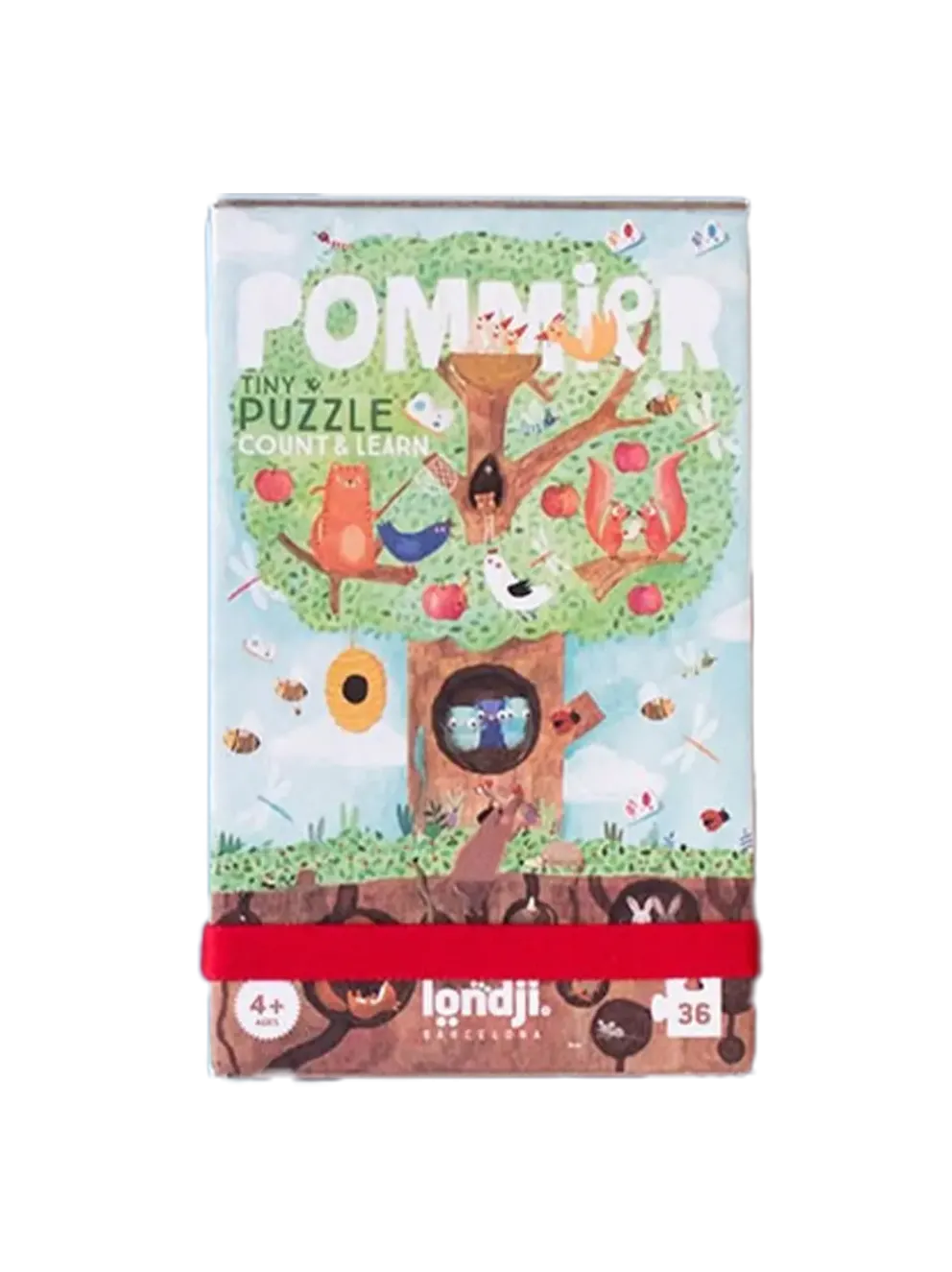 Puzzle kieszonkowe z grą obserwacyjną Jabłonka