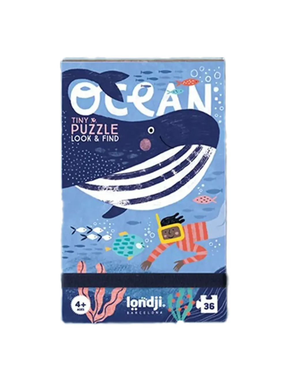 Puzzle kieszonkowe z grą obserwacyjną Ocean