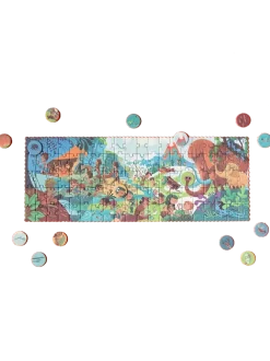 Puzzle kieszonkowe z grą obserwacyjną Mamut