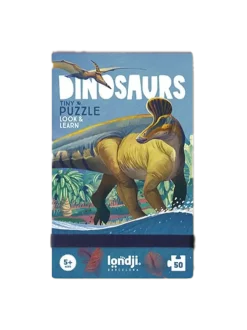 Puzzle kieszonkowe z grą obserwacyjną Dinozaury