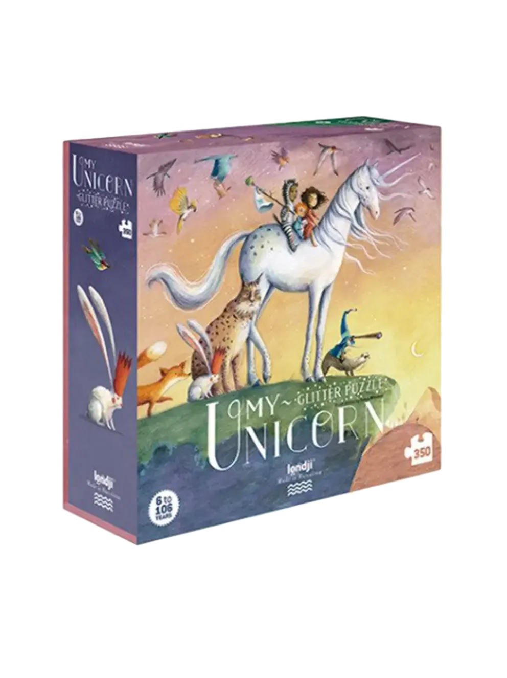 Puzzle z brokatem
