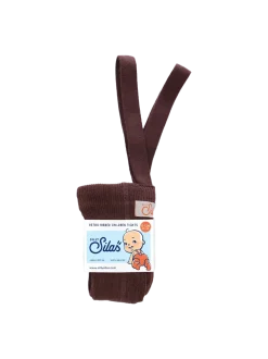 rajstopy z organicznej bawełny z szelkami w stylu vintage