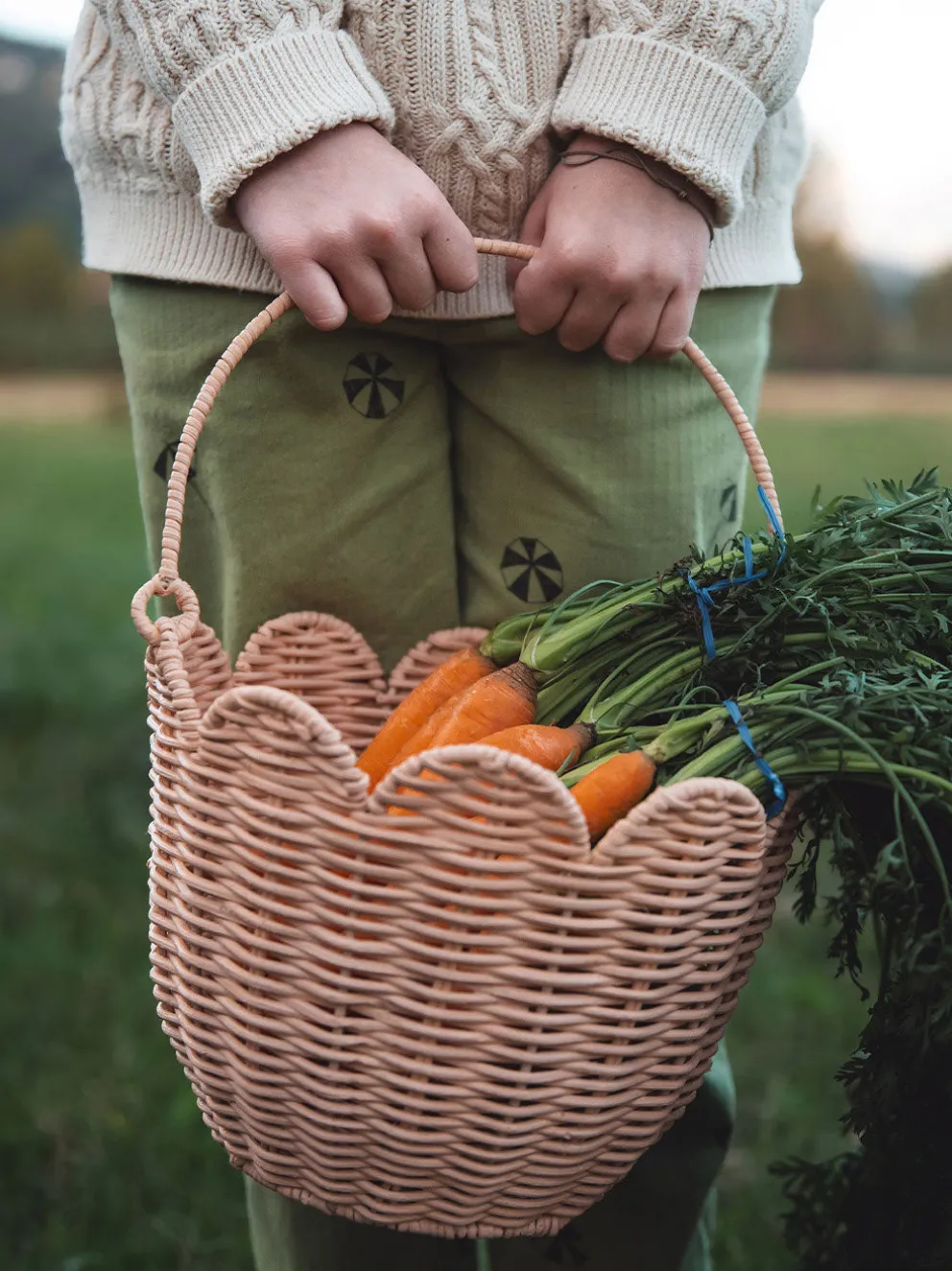 Rattanowy koszyk Tulip Carry Basket