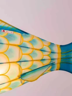 Ręcznie malowany lampion z jedwabiu Small Carp