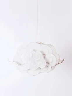 Ręcznie malowany lampion z jedwabiu Chmura