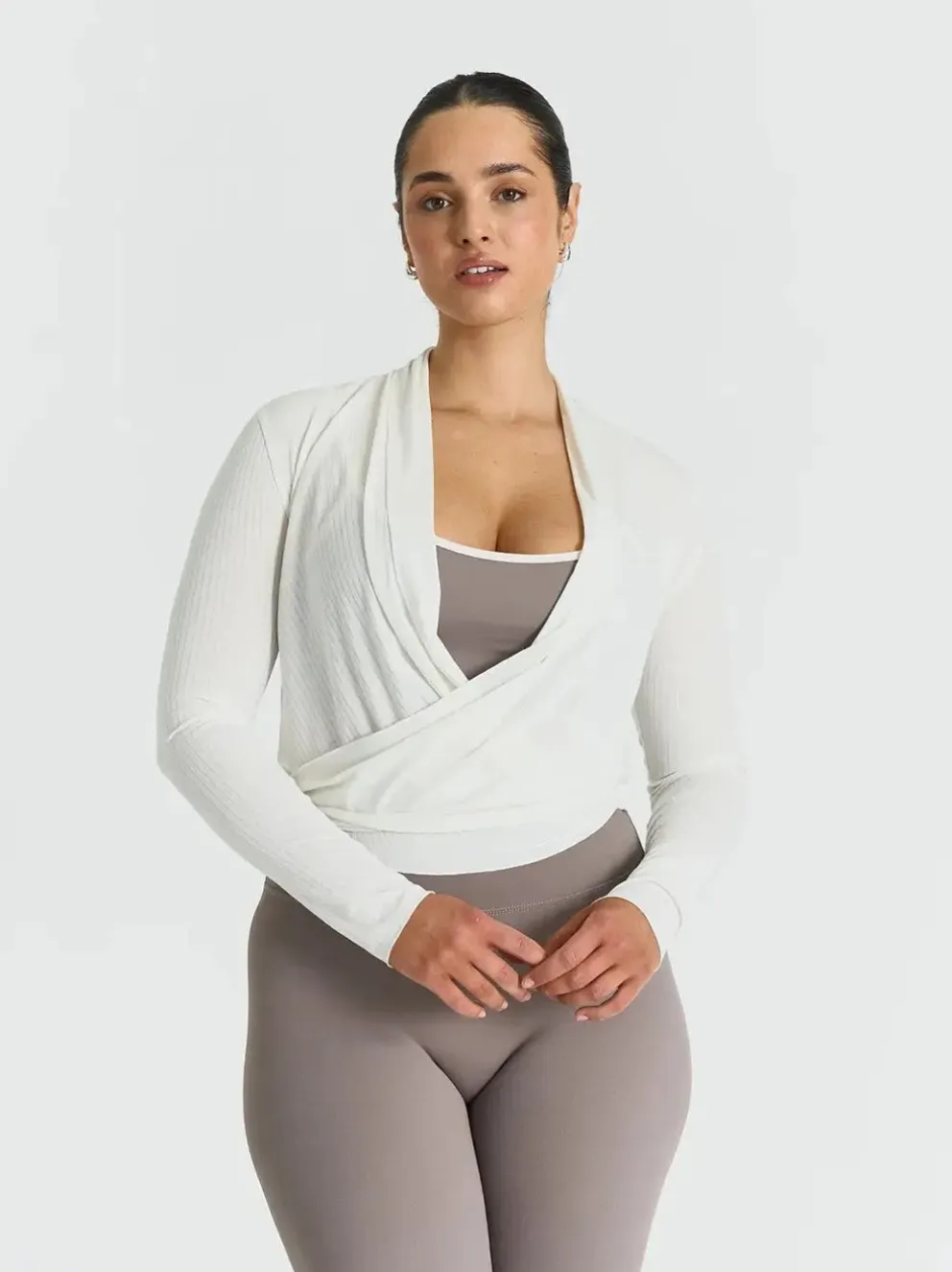 Ribbed Ballet Wrap