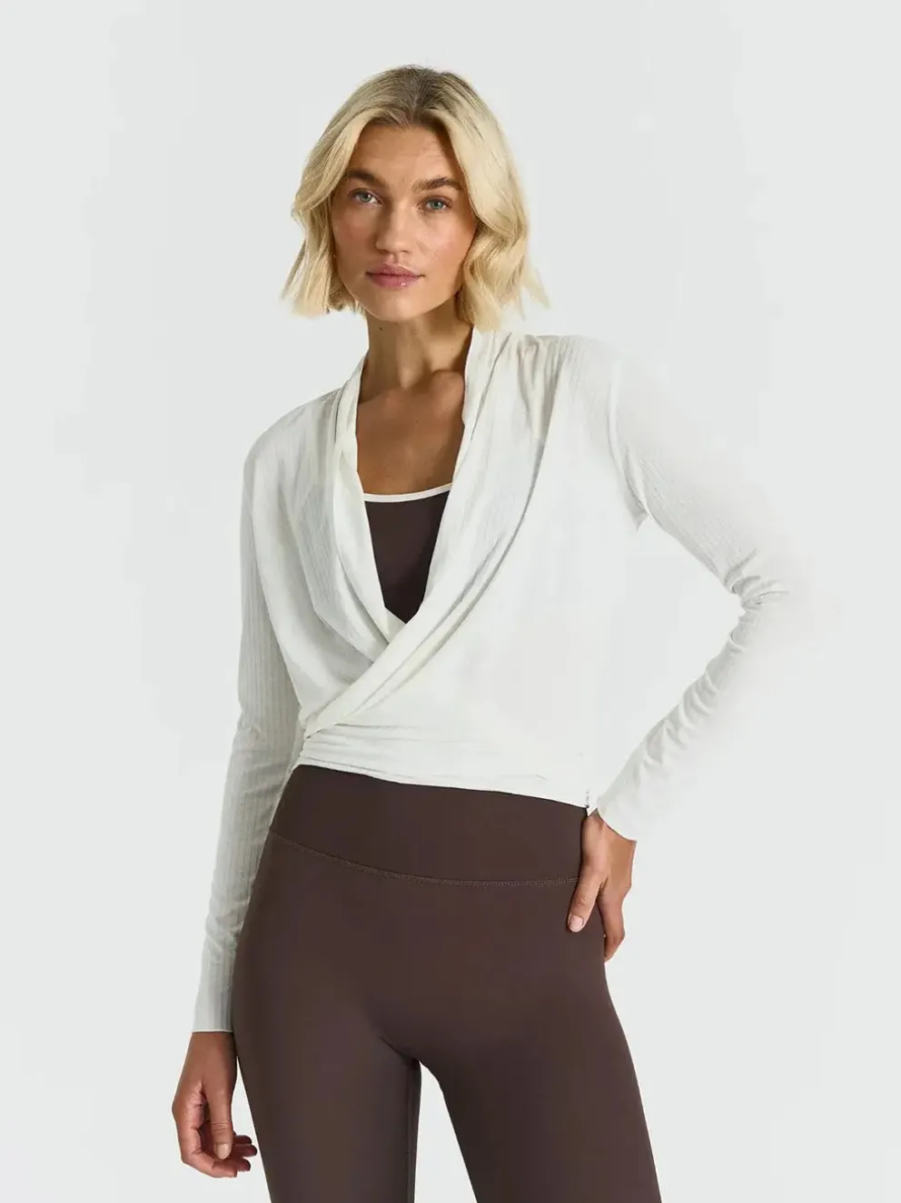 Ribbed Ballet Wrap