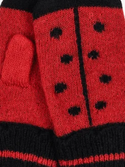 Rękawiczki merino Ladybug mittens