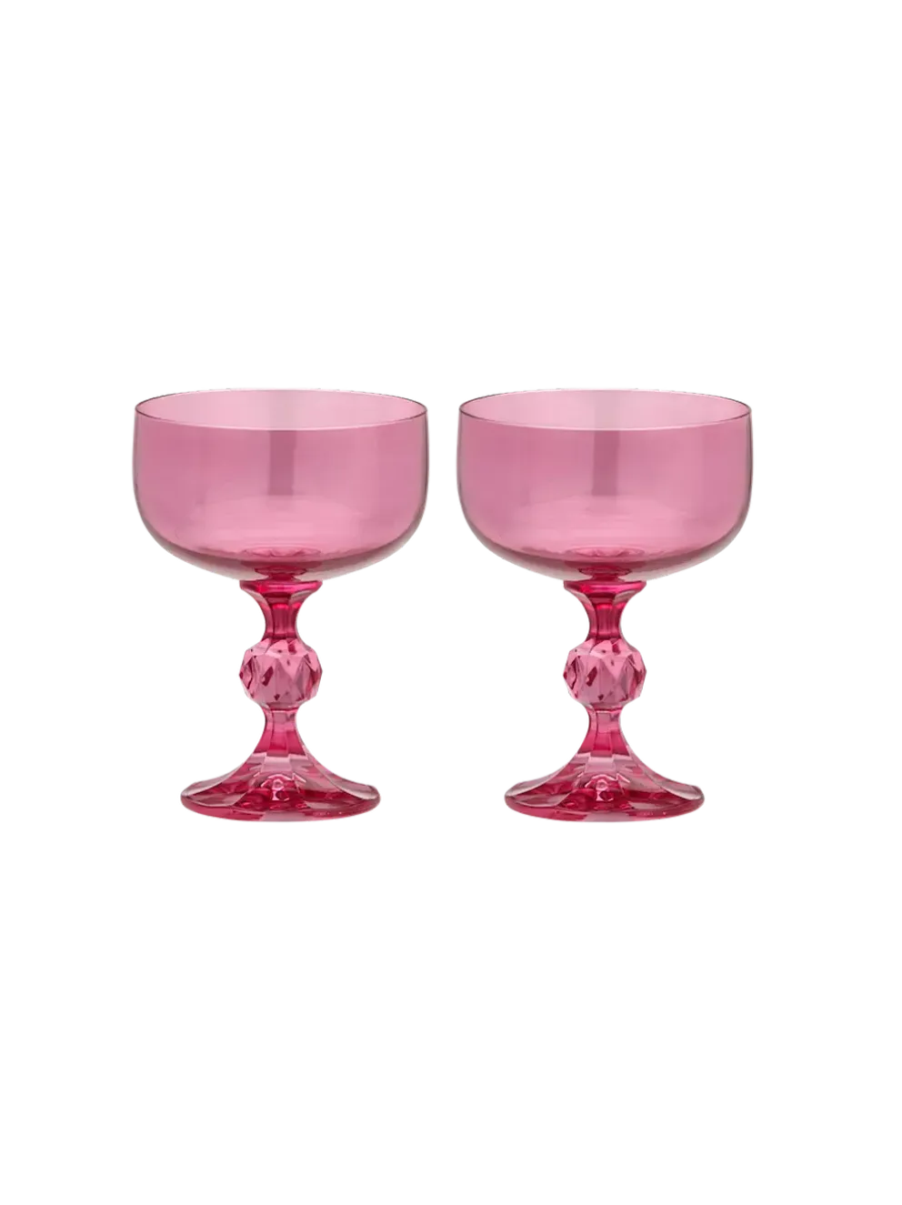 Rose Cocktail Glass Set of 2