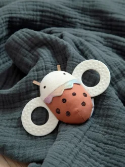 Sensoryczna zabawka z lusterkiem Luca Ladybird