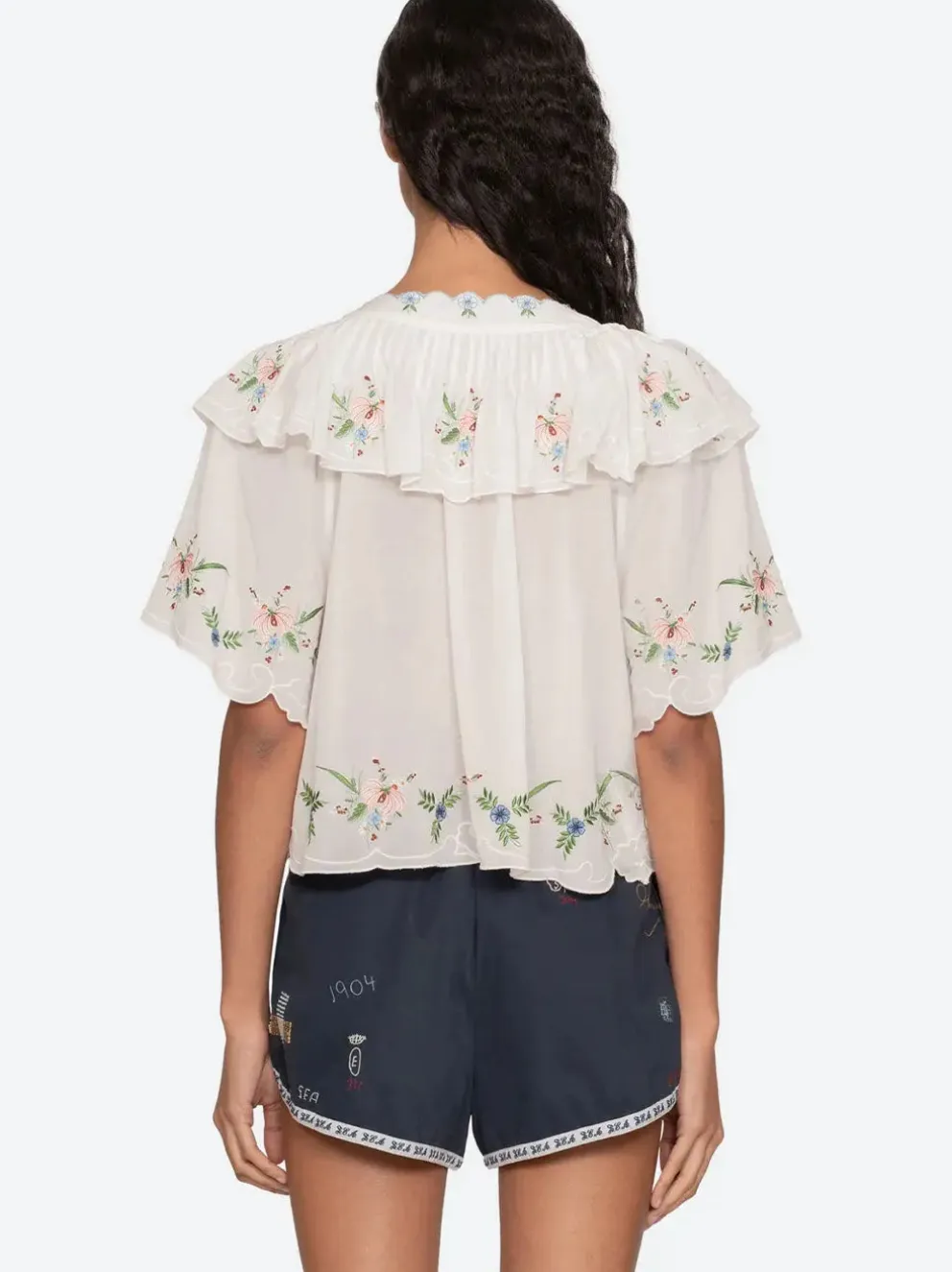 Serafina Embroidery Top