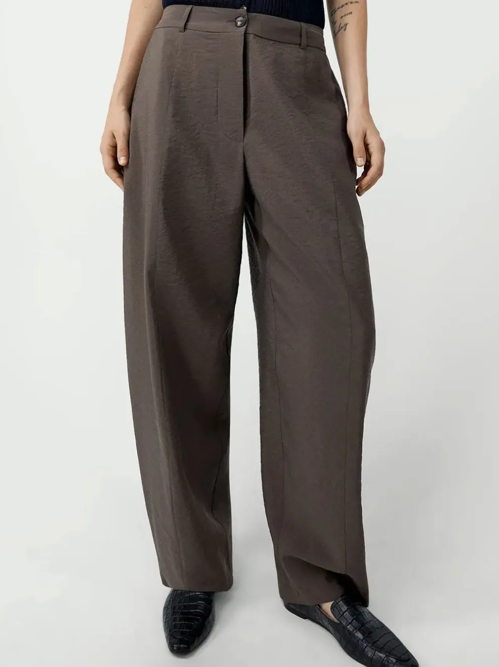 Silk Barrel Pants