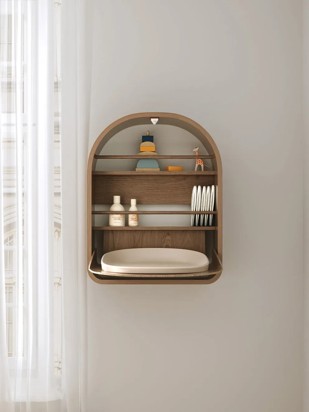 Składany stół do przewijania Kai Wall Changing Table