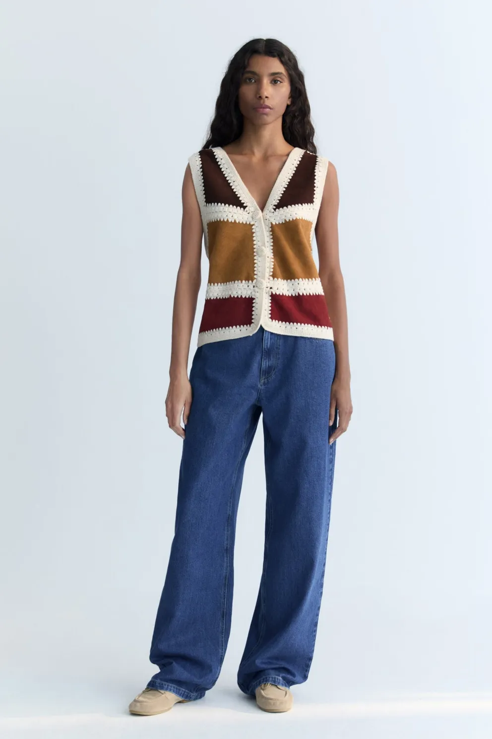 Skórzana kamizelka Arlet Woman Waistcoat