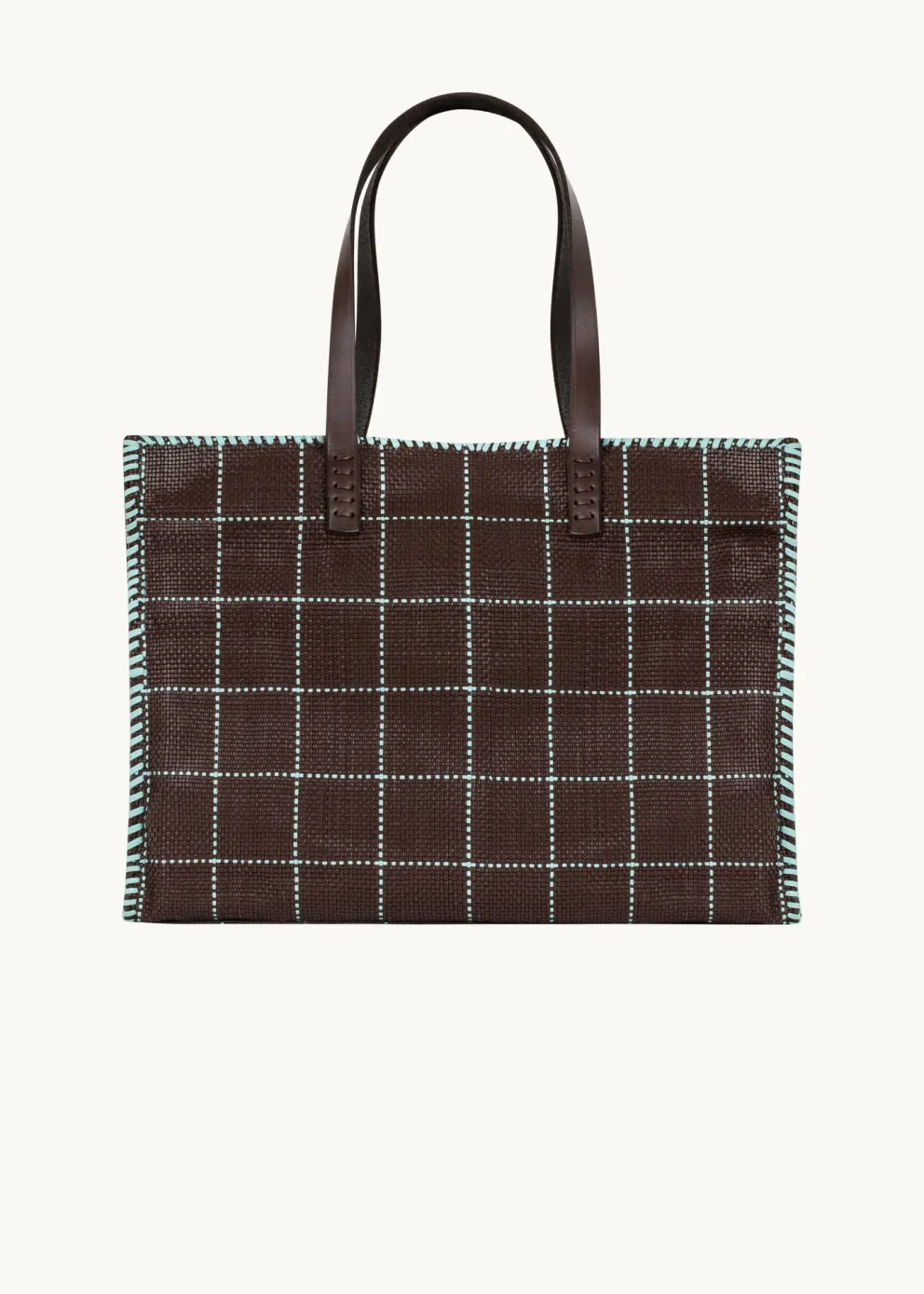 Skórzana torba Check Tote